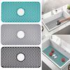 Accessories Kitchen Dish Sink Protector Mat Drain Pad Non-Slip Silicone