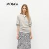 MO&Co. Women's Sophisticated Lightweight Warm Polo Knit Sweater
