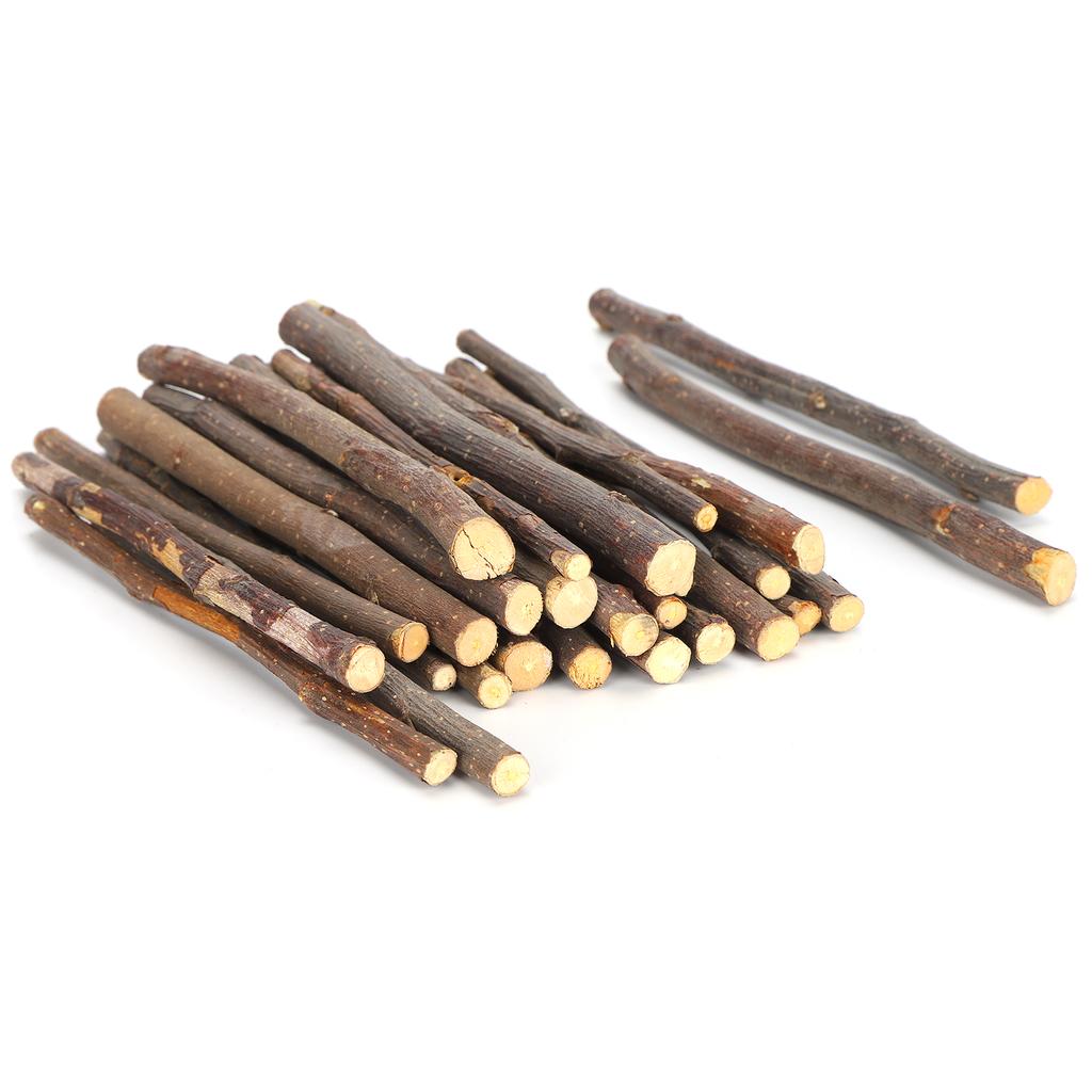 Pet Hamster Natural Applesticks Chew Toys Molar Teeth Grinding Toy for Rabbits Hamster