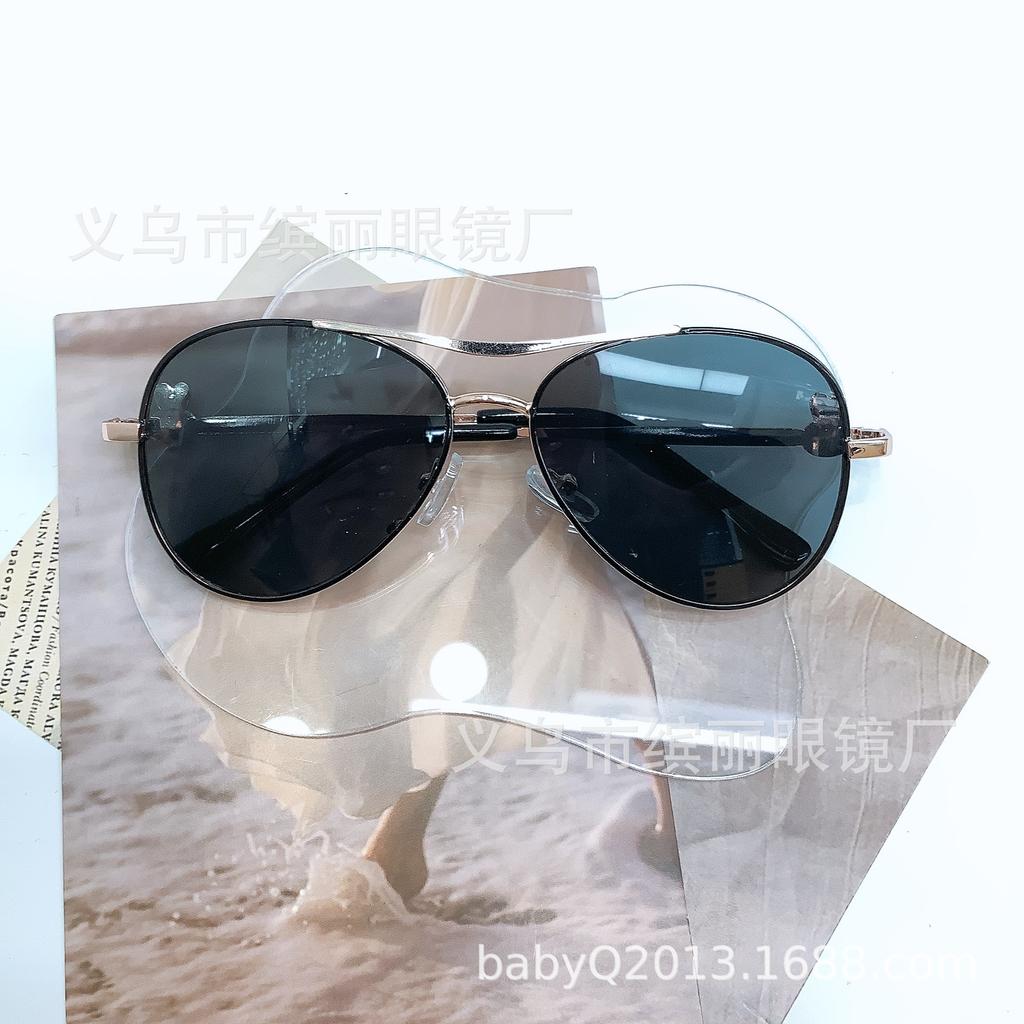 Классические очки-жабы для девочек, симпатичные солнцезащитные очки, модная металлическая оправа, защита глаз, защита от солнца, защита от ультрафиолета, очки для мальчиков