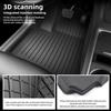 LUCKEASY Right Drive for Tesla Model 3 Model Y  2023 Car All-weather Floor Mat Trunk Pad Protective Interior Accessories