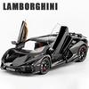 1/24 Lamborghini Revuelto Supercar литые игрушечные машинки и транспортные средства из металла игрушечная модель автомобиля коллекция звуков и света детские игрушки