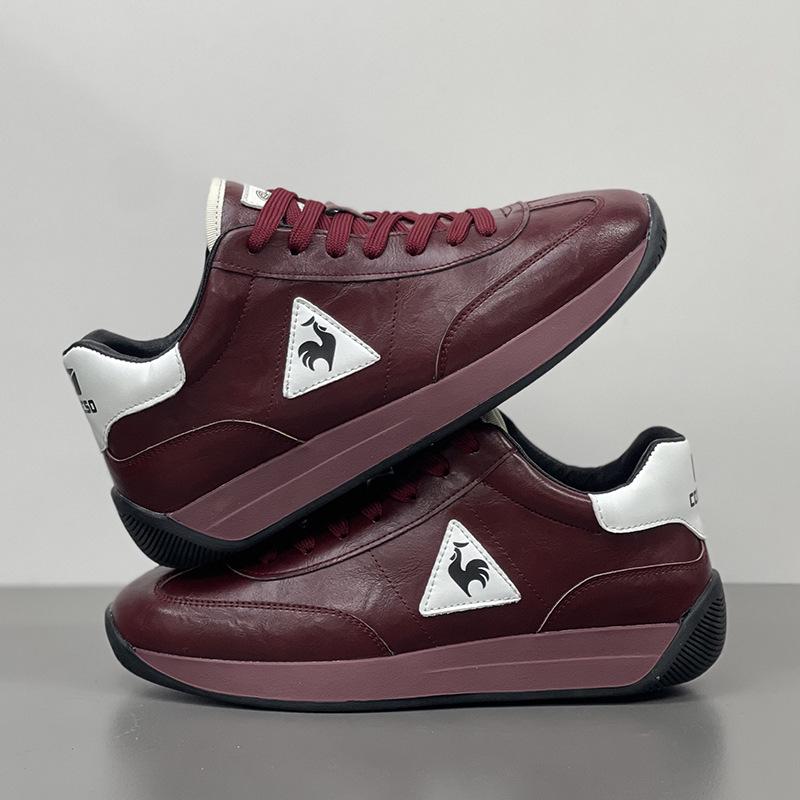 Мужские зимние кожаные кроссовки 2025 Rooster Forrest Gump с флисовой подкладкой: Теплые, из натуральной кожи, низкие спортивные туфли