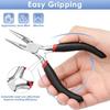 Carbon-Hardened Steel Jewelry Pliers Ferronickel Beadwork Repair DIY Wire Pliers