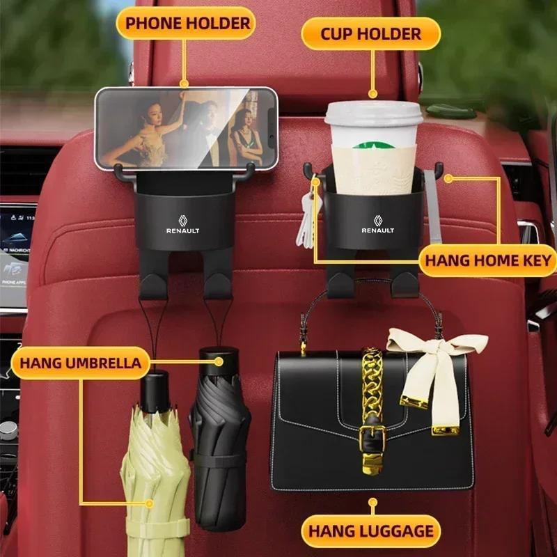 2026 Hot For Renault Hub Caps Car mounted cup holder hook multifunctional automotive products interior cup holder for Renault Sp