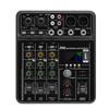 Горячая Распродажа 4-канальный Аудио Микшер DJ Консоль USB Студийный Звуковой Микшер 48В Фантомное Питание Bluetooth Для Караоке