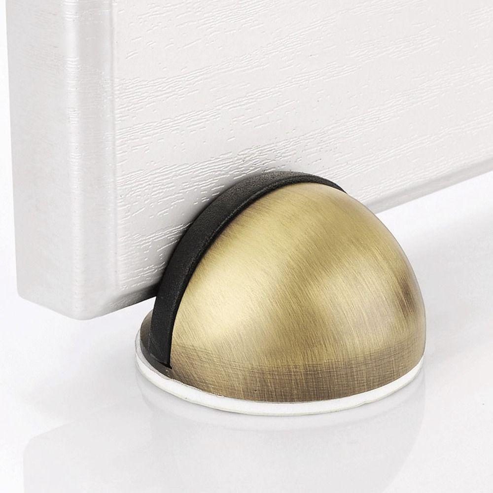 Новый дверной стопор из нержавеющей стали, не пробивной, без гвоздей, дверной держатель, препятствующий столкновению, дверной стопор