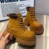 Women's Boots Thick-soled Mid Heel 2024 Hot Sale Winter Wear Resistant Water Proof Casual Comfortable Boots Botines De Mujer