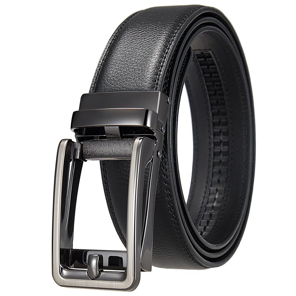 1 шт. Мужской ремень с автоматической пряжкой, модный деловой ремень из коровьей кожи, ремень Ly36-3 3315-1