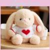 Adorable Plush Bunny Doll Soft Rabbit Stuffed Toy Ideal Birthday Gift For Couples