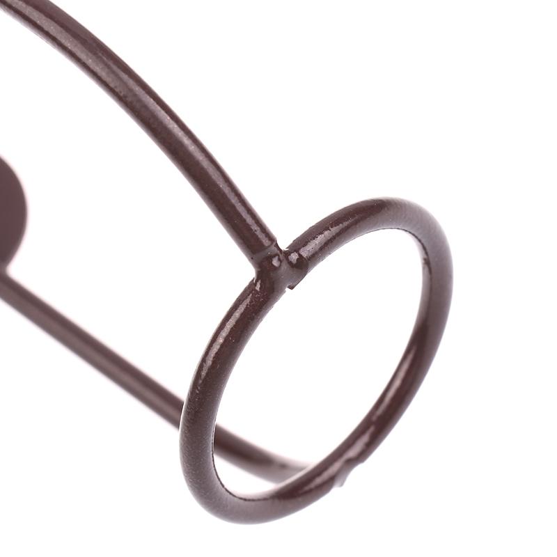 1Pcs Wall-Mounted Bar Wine Holder Champagne Storage Display Iron Metal Support Shelf Stand