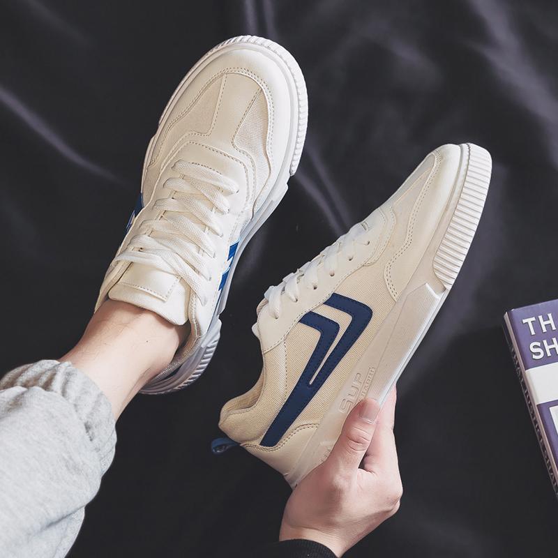 Универсальные низкие парусиновые модные мужские туфли повседневные спортивные туфли для сноубординга 2025 новые весенние модные туфли мужские черные тканевые туфли