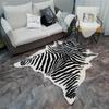 Shaggy Living Room Bedroom Area Rugs Tiger Zebra Children Room 'S Floor Carpet Artificial Fur Skins Bedside Soft Mat For Bathroom