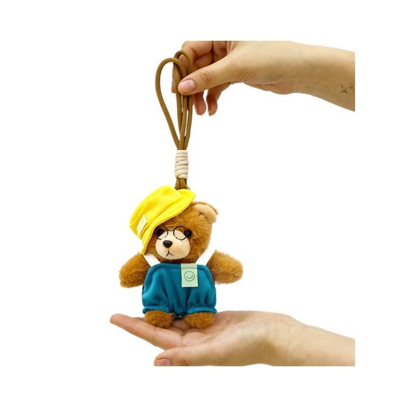 Животное Медведь Плюшевый Брелок 12 дюймов Короткий Плюш Мягкий Рюкзак Подарок Для Подарка Детям