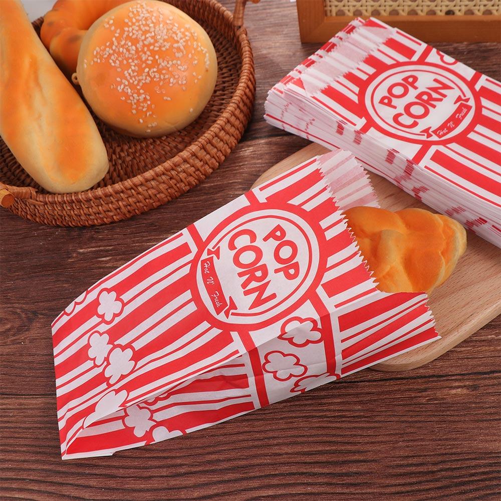 For Party Cinema Pointed Bottom Popcorn Container Potato Chips Boxs Popcorn Bags Popcorn Sleeve