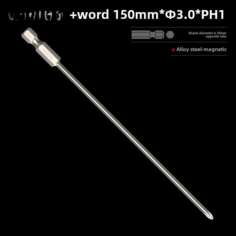 Магнитная крестовая отвертка BROPPE с электрической дрелью и пневматической насадкой