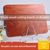 Разделочная доска из розового дерева, антибактериальная и устойчивая к плесени разделочная доска из цельного дерева для кухни
