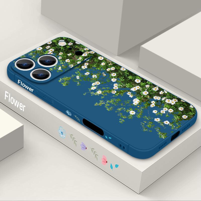 Чехол-шнурок INS с принтом подсолнуха для iPhone 17 Pro Max iPhone 16 15 14 13 Pro Max 11 16E 17E Мягкий силиконовый задний чехол для телефона