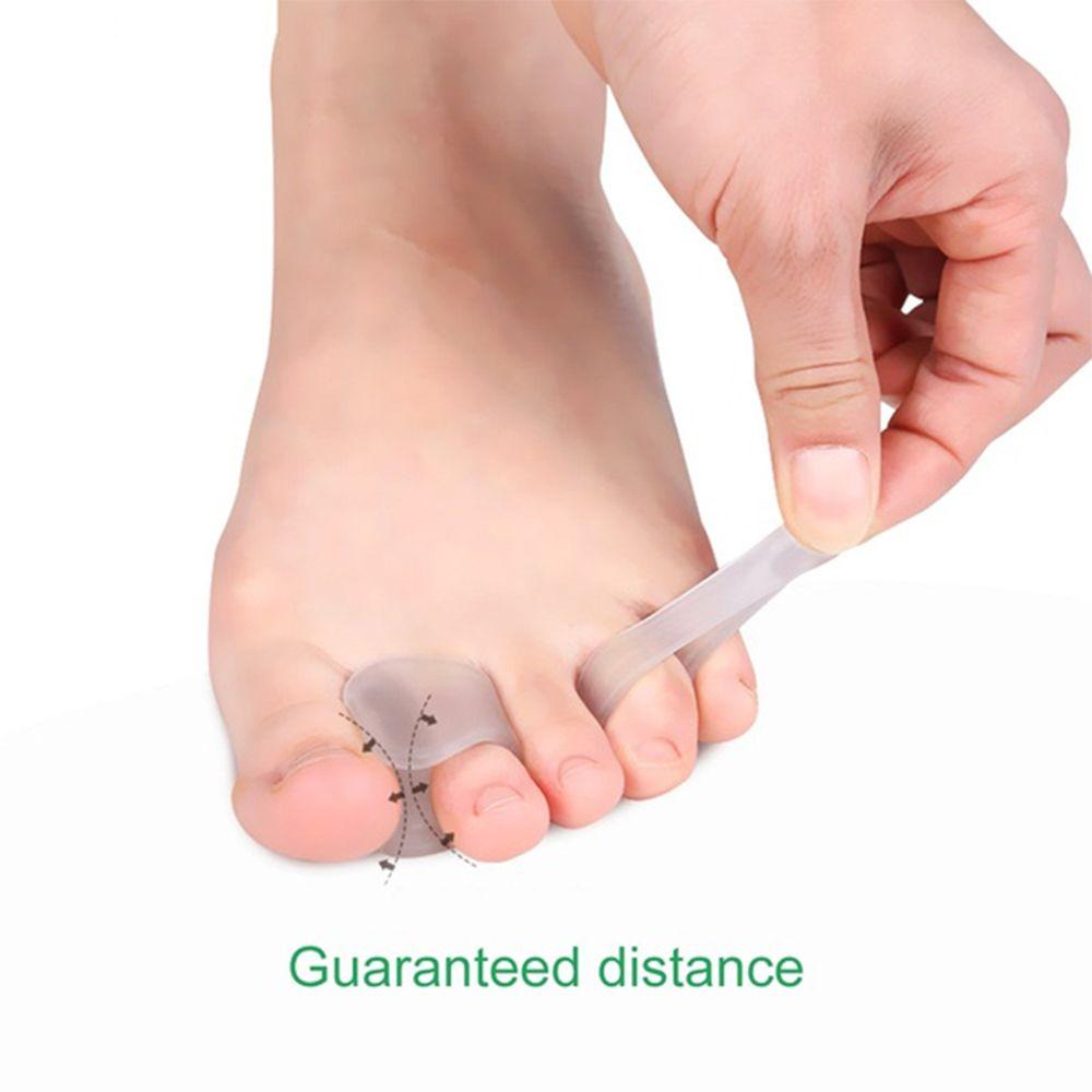 2PCS Elastic Splitter Protector Pain Relief Foot Care Toe Separator Toe Corrector