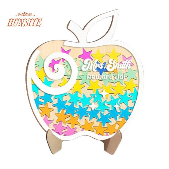 Магнитная банка для наград со звездами, красочные жетоны, инструмент управления классом