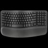 Эргономичная беспроводная клавиатура Logitech Wave Keys