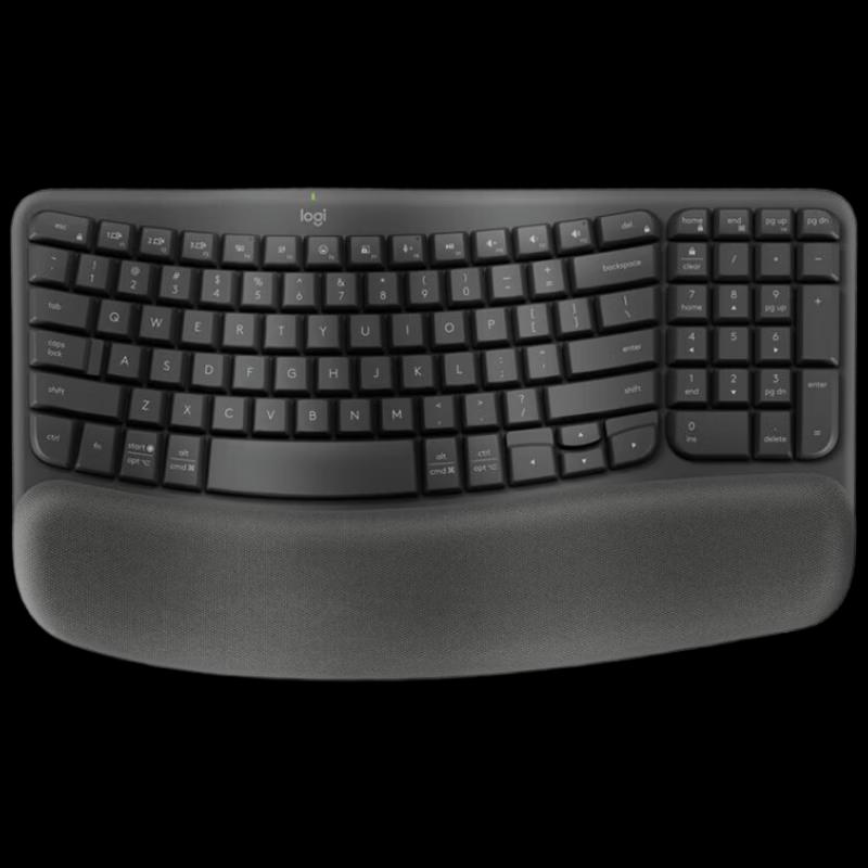 Эргономичная беспроводная клавиатура Logitech Wave Keys