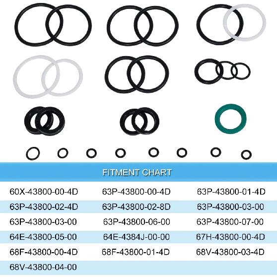 115225FS Seal Kit Trim/Tilt Cap & Cylinder O-Ring for Yamaha 1997-Up 115HP 150HP 175HP 200HP (Some 225HP 250HP) For Showa Suzuki