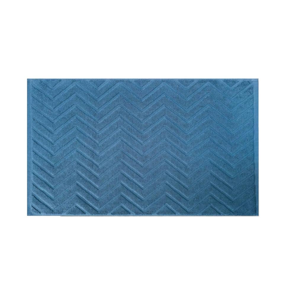 3D Cotton Bathroom Mat Jacquard Feet Towel Yoga Mat Wave Stripe Floor Towel SPA