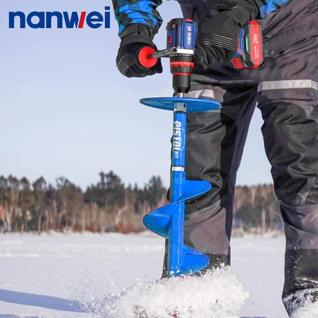 Электрическая отвертка NANWEI 160N 13 мм с самоблокирующимся патроном и функцией гироскопа, для сверления льда