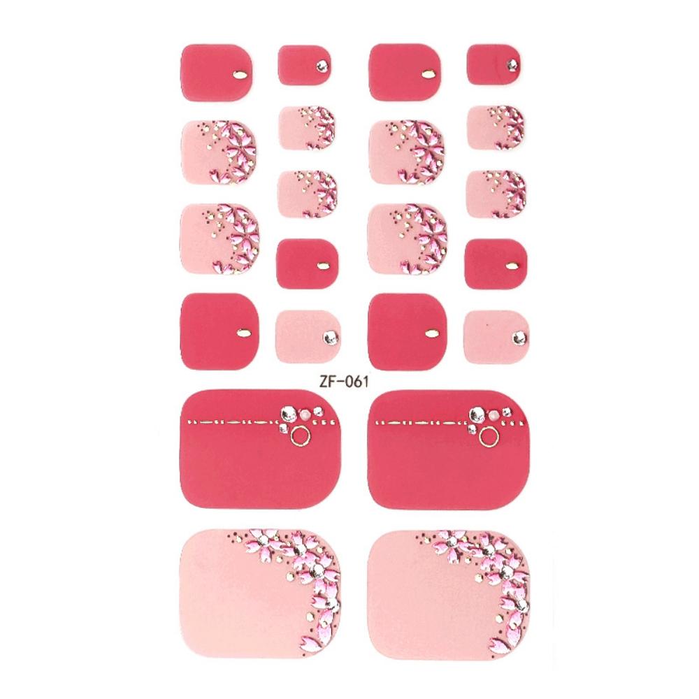 Наклейка для ногтей на ногах трехмерная 3D имитация страза наклейка для ногтей на ногах водостойкая наклейка для ногтей на ногах полная наклейка