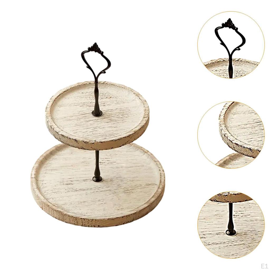 Подставка для кексов, подставка для печенья, двухъярусная универсальная подставка для фруктов, закусок, десертов на день рождения