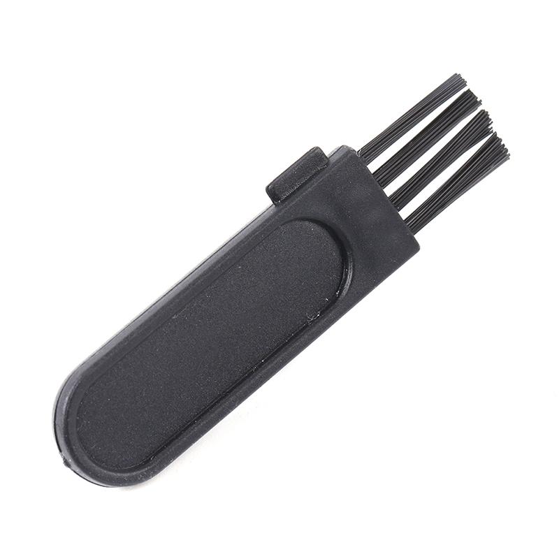 Классическая мужская бритва с регулируемым лезвием и маленькой щеточкой