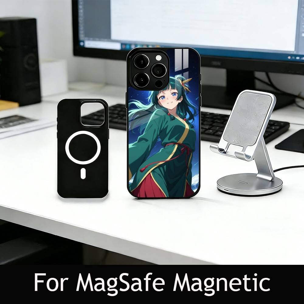 Дневники аптекаря-Мао Мао Чехол для телефона для iPhone 17, 16, 15, 14, 13, 12, 11 Plus, Pro Магнитный с MagSafe Беспроводная зарядка