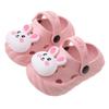 Children's summer cartoon clogs for boys and girls, suitable for indoor and outdoor wear, with a soft, non-slip sole and closed toe design