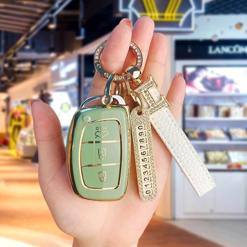 Унисекс чехол для ключей для Hyundai ix35, Elantra, Tucson, Mistra и Sonata