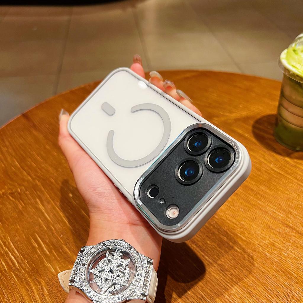 Магнитные чехлы для телефонов, подходящие для IPhone17promax, и чехлы для защиты металлических линз для IPhone 16