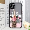 Модный Чехол для Телефона Городская Девушка для iPhone 17 16 Pro Max 16e Mini 15 14 13 12 11 XS MAX X XR 7 8 14 Plus Красивые Женщины Жесткий Чехол