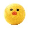 Игрушки для кошек Желтая утка Бесшумные шерстяные шарики Мягкая устойчивая к укусам войлочная игрушка для кошек Безопасная Игрушка для развлечения домашних животных для котенка