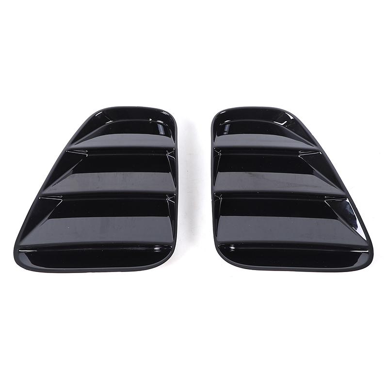 For Fiat 500 Abarth 595 695 2016-2024 ABS Carbon Fiber/Black Rear Tail Light Cover Decorative Sticker Car Exterior Accessories