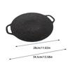 Grilling Pan Korean Round Non-Stick Baking Dishes Pans Stovetop Baking Tray Indoor Outdoor Griddle Barbecue Equipment