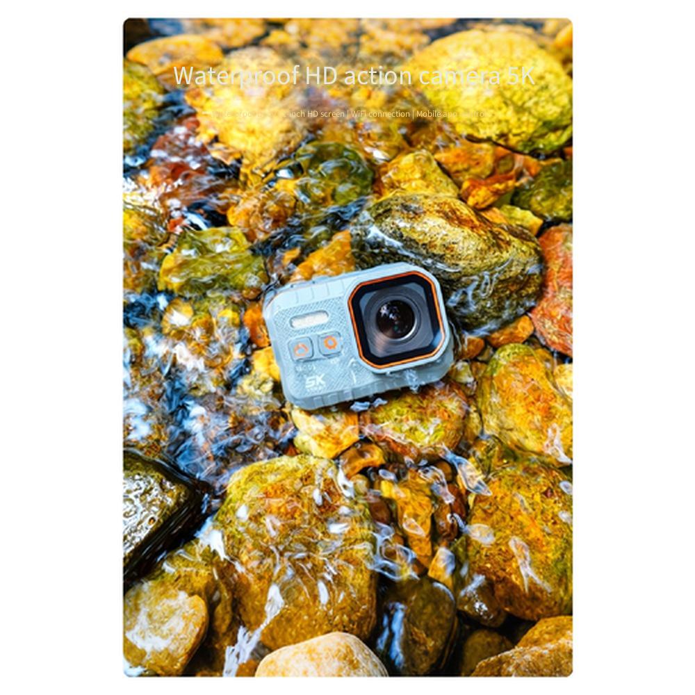5K Action Camera, First Person View Cam for Motorcycle & Cycling, Anti-shake Sports Action Camera