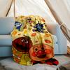 Anpanman Theme Printed Blanket - Perfect for Couch, Bed, Travel & Outdoor Use | Machine Washable, Cozy & Durable.