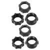LIFKOME 6pcs Car Charging Nut Ring Adjuster Car Supply Ring Size Adjuster Ball Socket Joint Car Parts Plastic Black