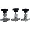 1/4" 3/8" 1/2" BSP NPT Внутренняя Наружная Прямая Колено Нержавеющая Сталь 316L Игольчатый Дроссельный Клапан 1000 PSI / 3000 PSI