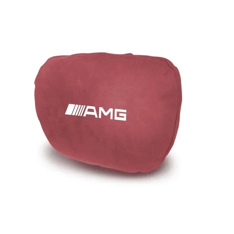 1pcs Car Seat Head Neck Rest Car Pillow Neck Headrest Cover Vehicular Pillow Seat Headrest For Mercedes benz A B R G Class GLK
