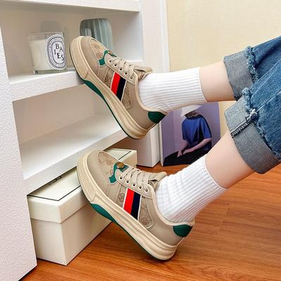 Весна новая обувь женская универсальная студенческая уличная обувь с юбками повседневная дышащая обувь для скейтборда модная женская обувь