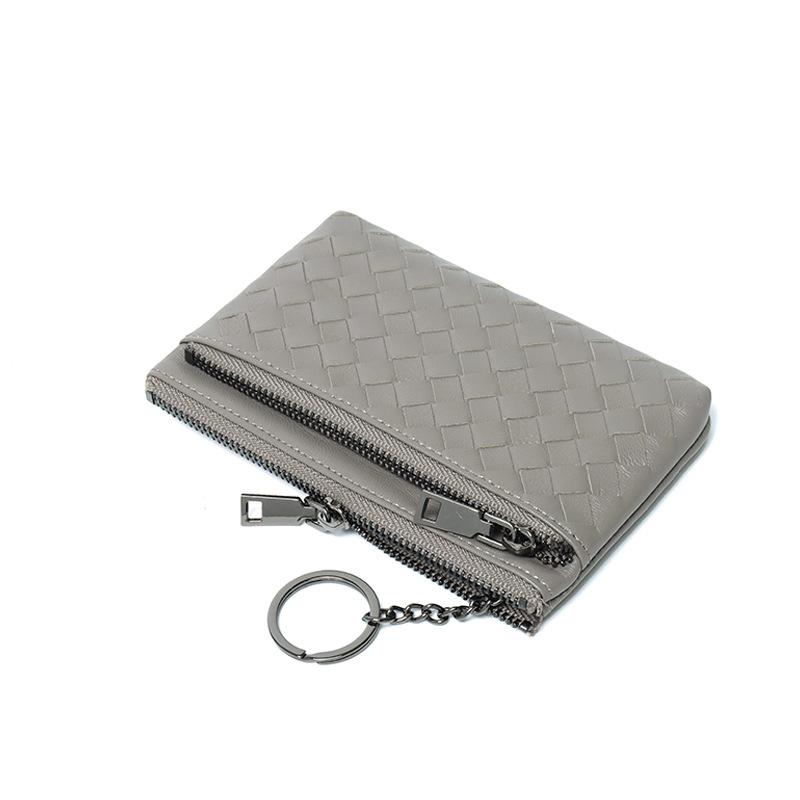 Сумка для мелочи из овчины, женская, маленькая и ультратонкая, кожаная сумка для хранения