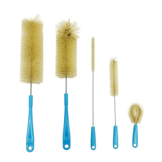 5 шт./набор Щетки для бутылок с длинной ручкой Эргономичная ручка Пиво Вино Декантер Бутылка Мойка Набор скребков