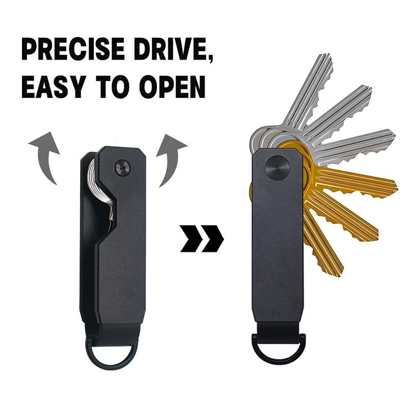 Aluminum Alloy Multi-Functional Key Organizer Clip