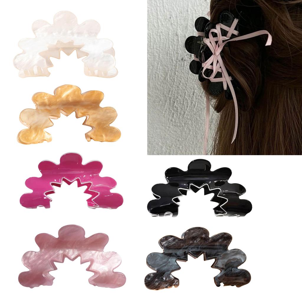 Мода Акриловый Зажим для Волос Крупный Цветок Заколки Зажим для Волос Заколки Аксессуары для Волос Зажим для Волос Хвост Головной Убор